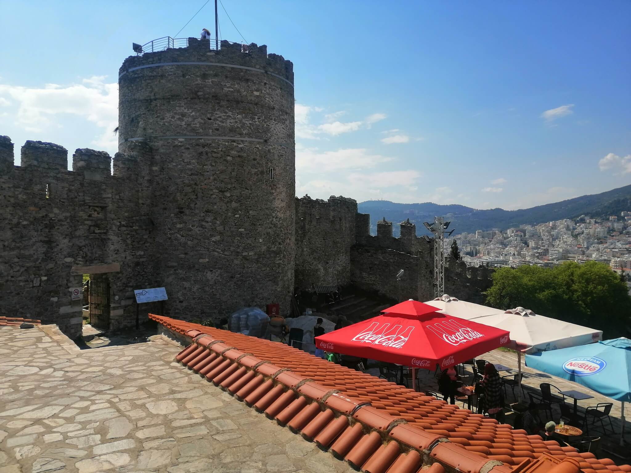 Панорама от Крепостта над Кавала Панорама от Крепостта над Кавала