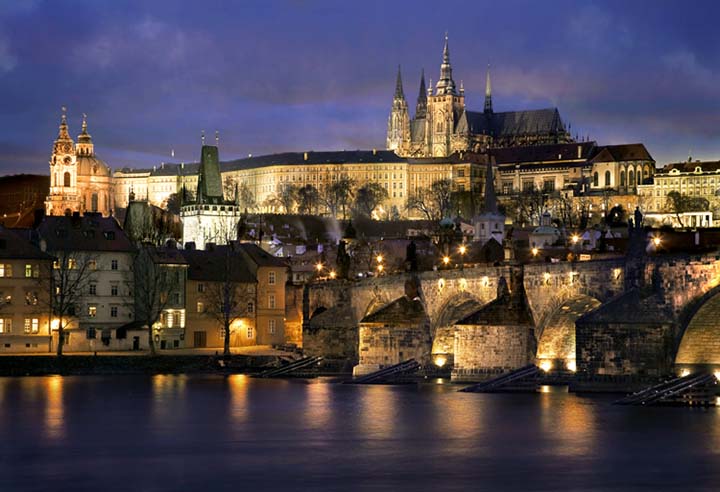 Нощна Прага - Пражкият замък