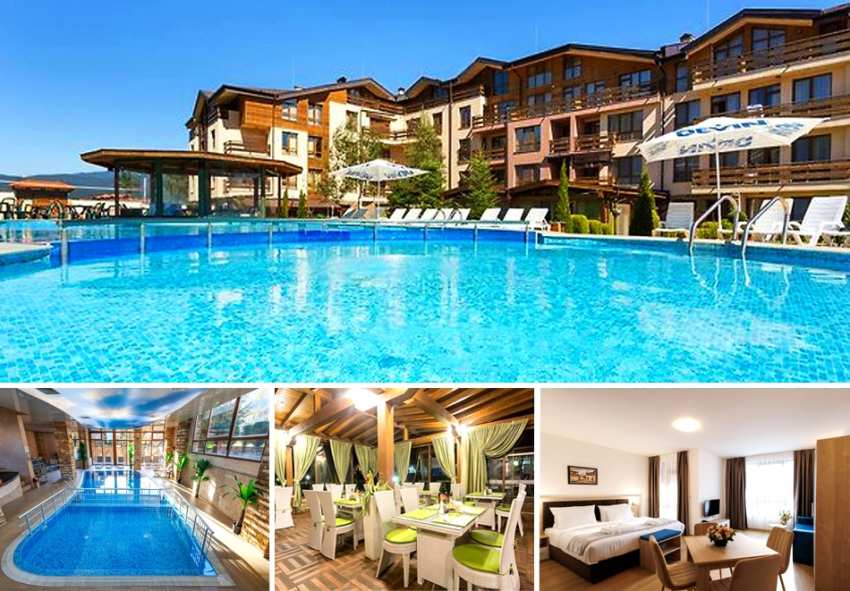  All Inclusive нощувка на човек + външен, вътрешен басейн и релакс зона от хотел Грийн Ууд Ризорт и СПА****, Разлог. Дете до 13.99г - БЕЗПЛАТНО! 