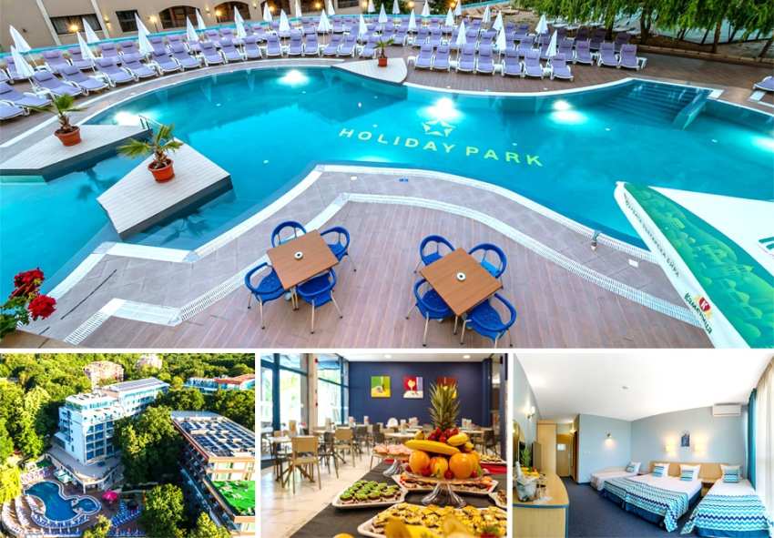 Май в Златни пясъци! All Inclusive нощувка на човек + басейн от хотел Холидей Парк****. Дете до 12.99г. - БЕЗПЛАТНО! Май в Златни пясъци! All Inclusive нощувка на човек + басейн от хотел Холидей Парк****. Дете до 12.99г. - БЕЗПЛАТНО!