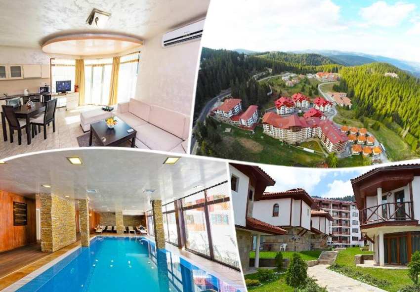 През октомври и ноември в Пампорово! Нощувка в самостоятелна вила с камина и барбекю с капацитет 5 човека + басейн и релакс пакет в комплекс Форест Нук През октомври и ноември в Пампорово! Нощувка в самостоятелна вила с камина и барбекю с капацитет 5 човека + басейн и релакс пакет в комплекс Форест Нук