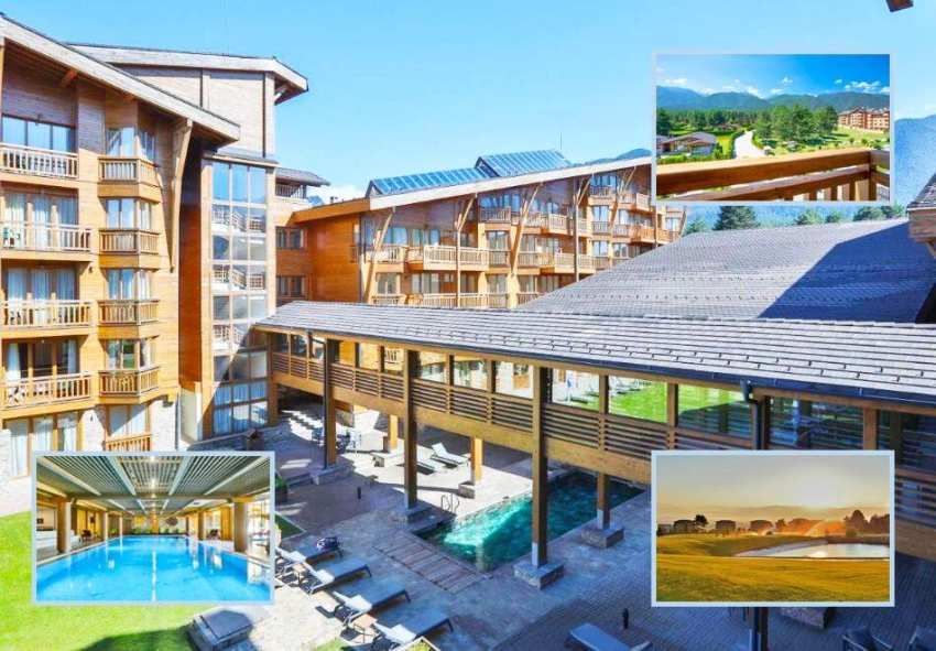 СКИ и СПА почивка в Разлог! Нощувка на човек на база All inclusive + 4 басейна и спа зона в комплекс Пирин Голф & Кънтри клуб 4* СКИ и СПА почивка в Разлог! Нощувка на човек на база All inclusive + 4 басейна и спа зона в комплекс Пирин Голф & Кънтри клуб 4*