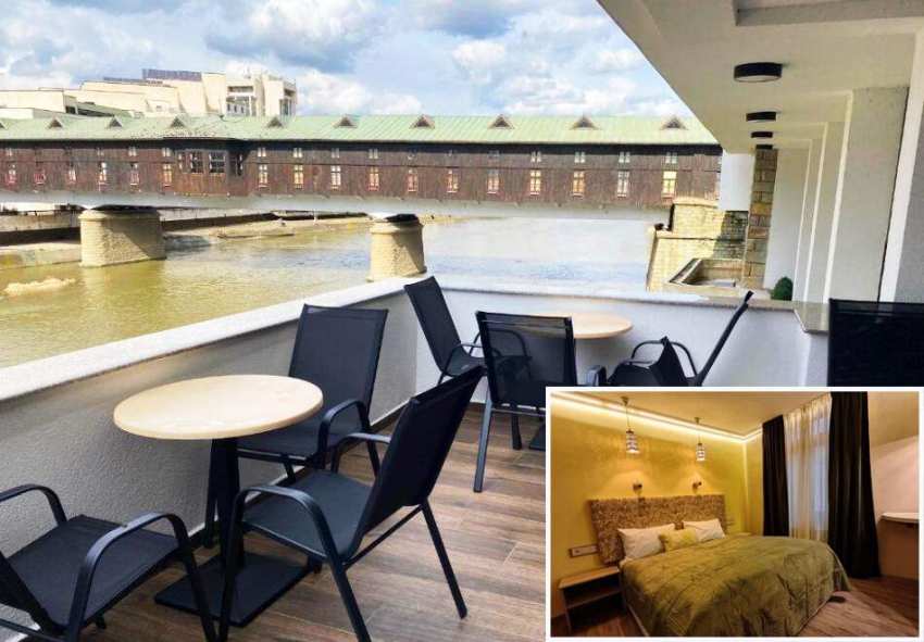 Нощувка на човек със закуска, обяд и вечеря в хотел Покрит мост, Ловеч Нощувка на човек със закуска, обяд и вечеря в хотел Покрит мост, Ловеч