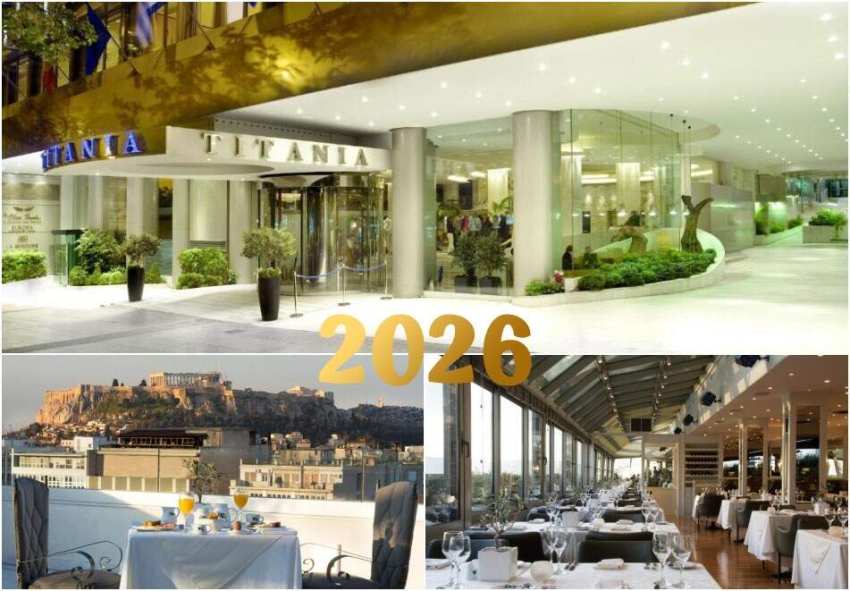 Нова година в Атина, Гърция + полудневна обиколка! Самолетен билет + 3 нощувки на човек със закуски и Новогодишна вечеря в хотел Titania 4* Нова година в Атина, Гърция + полудневна обиколка! Самолетен билет + 3 нощувки на човек със закуски и Новогодишна вечеря в хотел Titania 4*