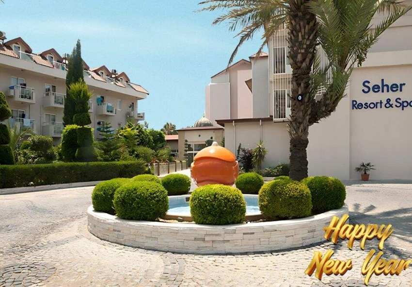 Нова Година в Seher Resort & Spa 5*, Сиде, Турция! Автобусен транспорт + 4 нощувки на човек на база Аll Inclusive. Дете до 12.99г. БЕЗПЛАТНО! Доплащане за Гала вечеря Нова Година в Seher Resort & Spa 5*, Сиде, Турция! Автобусен транспорт + 4 нощувки на човек на база Аll Inclusive. Дете до 12.99г. БЕЗПЛАТНО! Доплащане за Гала вечеря