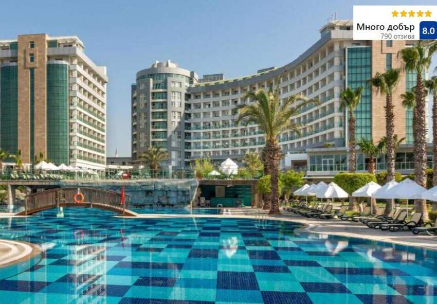 Нова Година в SHERWOOD EXCLUSIVE 5*, Лара, Турция! Чартърен полет от София + 4 или 5 нощувки на човек на база Ultra All inclusive Нова Година в SHERWOOD EXCLUSIVE 5*, Лара, Турция! Чартърен полет от София + 4 или 5 нощувки на човек на база Ultra All inclusive