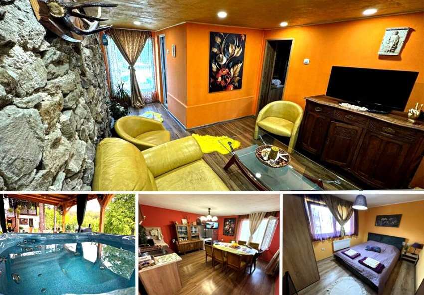 Почивка до София! Нощувка в самостоятелна къща за 11 човека и ползване на оборудвана кухня, барбекю и джакузи от Къща за гости Дени, село Чорул Почивка до София! Нощувка в самостоятелна къща за 11 човека и ползване на оборудвана кухня, барбекю и джакузи от Къща за гости Дени, село Чорул