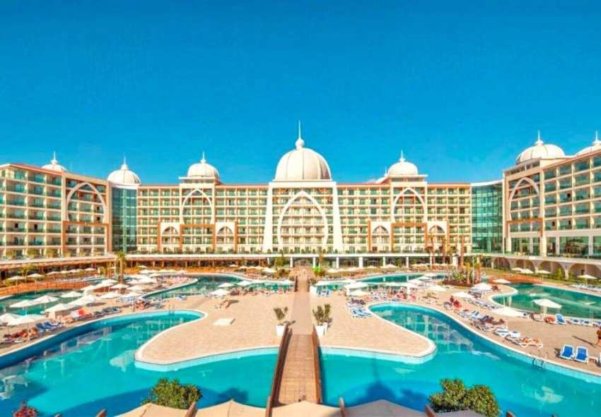 Ultra Аll Inclusive почивка в Alan Xafira Deluxe Resort & Spa 5*, Алания, Турция! Автобусен транспорт + 7 нощувки на човек + басейни, аквапарк и СПА. Дете до 12.99г. БЕЗПЛАТНО! Ultra Аll Inclusive почивка в Alan Xafira Deluxe Resort & Spa 5*, Алания, Турция! Автобусен транспорт + 7 нощувки на човек + басейни, аквапарк и СПА. Дете до 12.99г. БЕЗПЛАТНО!